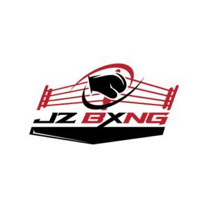 Boxing logo with a fist and ring for JZ BXNG.